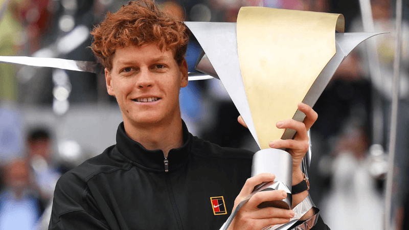 Jannik Sinner Lifts Madrid Open Trophy